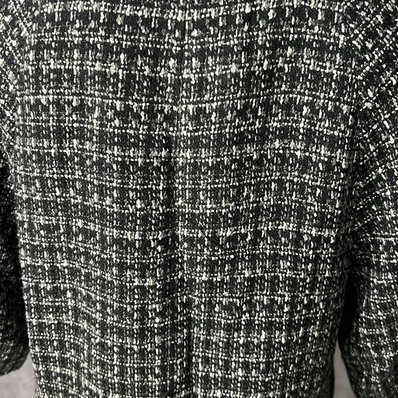 Apt. 9 Cropped Tweed Blazer Black, Grey and White - size Medium - Picture 13 of 14